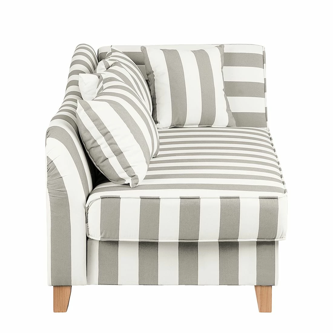 Maison Belfort Recamiere Revel I Webstoff - Grau - Armlehne davorstehend rechts 7 Maison Belfort Recamiere Revel I Webstoff - Grau - Armlehne davorstehend rechts – Bild 7