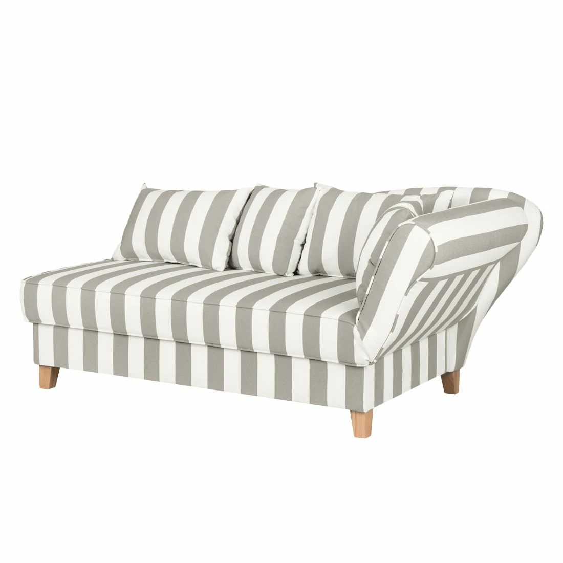 Maison Belfort Recamiere Revel I Webstoff - Grau - Armlehne davorstehend rechts 4 Maison Belfort Recamiere Revel I Webstoff - Grau - Armlehne davorstehend rechts – Bild 4