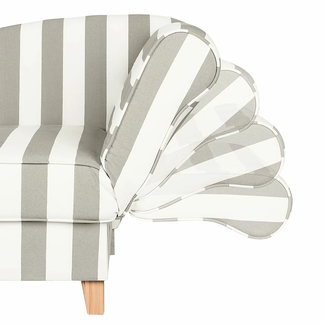 Maison Belfort Recamiere Revel I Webstoff - Grau - Armlehne davorstehend rechts 11 Maison Belfort Recamiere Revel I Webstoff - Grau - Armlehne davorstehend rechts – Bild 11