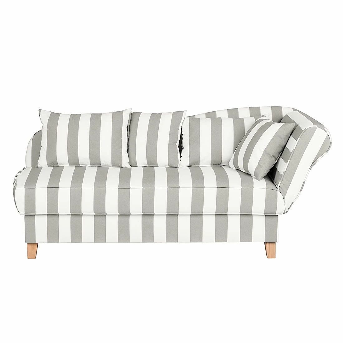 Maison Belfort Recamiere Revel I Webstoff - Grau - Armlehne davorstehend rechts 5 Maison Belfort Recamiere Revel I Webstoff - Grau - Armlehne davorstehend rechts – Bild 5