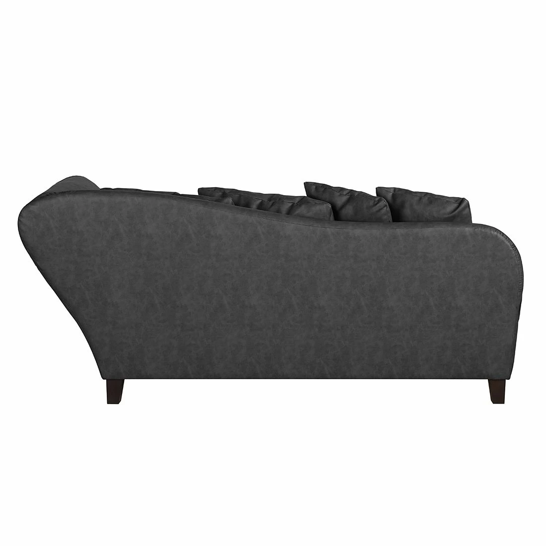 Maison Belfort Recamiere Revel Kunstleder - Anthrazit - Armlehne davorstehend rechts 9 Maison Belfort Recamiere Revel Kunstleder - Anthrazit - Armlehne davorstehend rechts – Bild 9