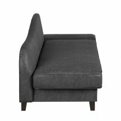 Maison Belfort Recamiere Revel Kunstleder - Anthrazit - Armlehne davorstehend rechts 21 Maison Belfort Recamiere Revel Kunstleder - Anthrazit - Armlehne davorstehend rechts -WOHNZIMMERMÖBEL Verkäufe recamiere revel kunstleder armlehne davorstehend rechts anthrazit 2234742