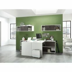 Germania Regal Altino - Höhe: 74 cm -WOHNZIMMERMÖBEL Verkäufe regal altino basalt weiss 4146564