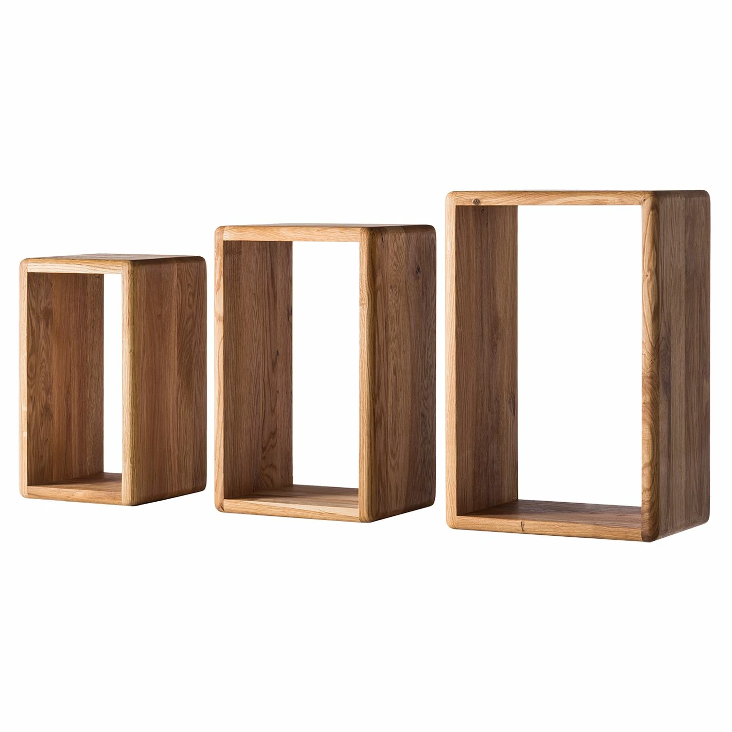 Ars Natura Wandregal Anamur (3er-Set) - Eiche 1 Ars Natura Wandregal Anamur (3er-Set) - Eiche