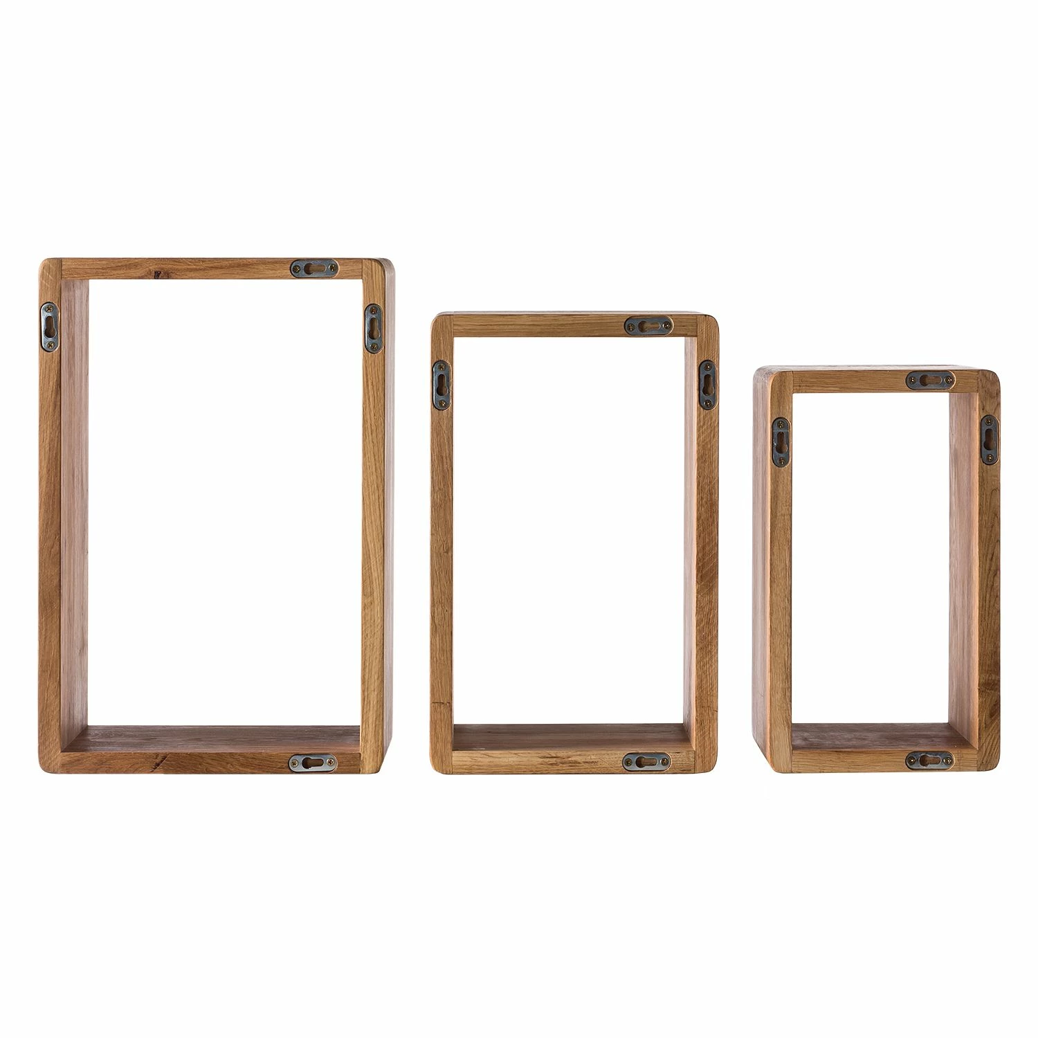 Ars Natura Wandregal Anamur (3er-Set) - Eiche 4 Ars Natura Wandregal Anamur (3er-Set) - Eiche – Bild 4