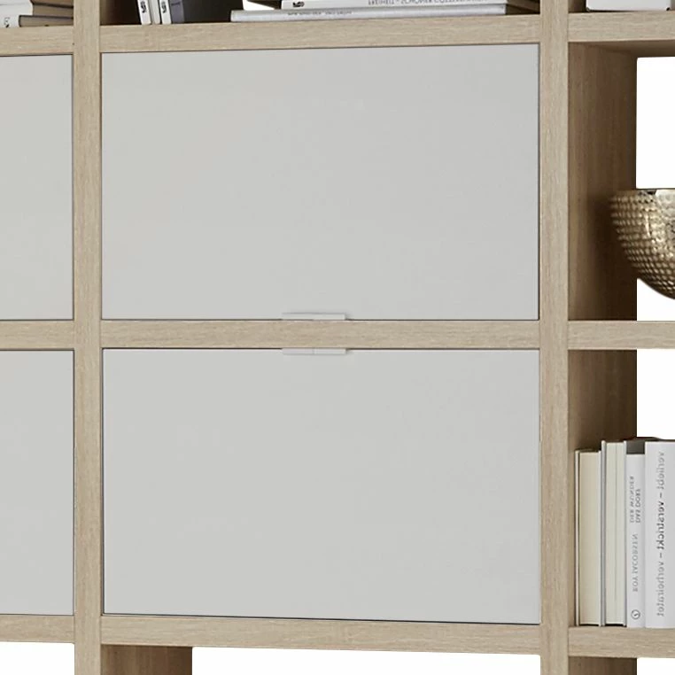 Fredriks Regal Concept VIII - Eiche Dekor / Weiß 4 Fredriks Regal Concept VIII - Eiche Dekor / Weiß – Bild 4