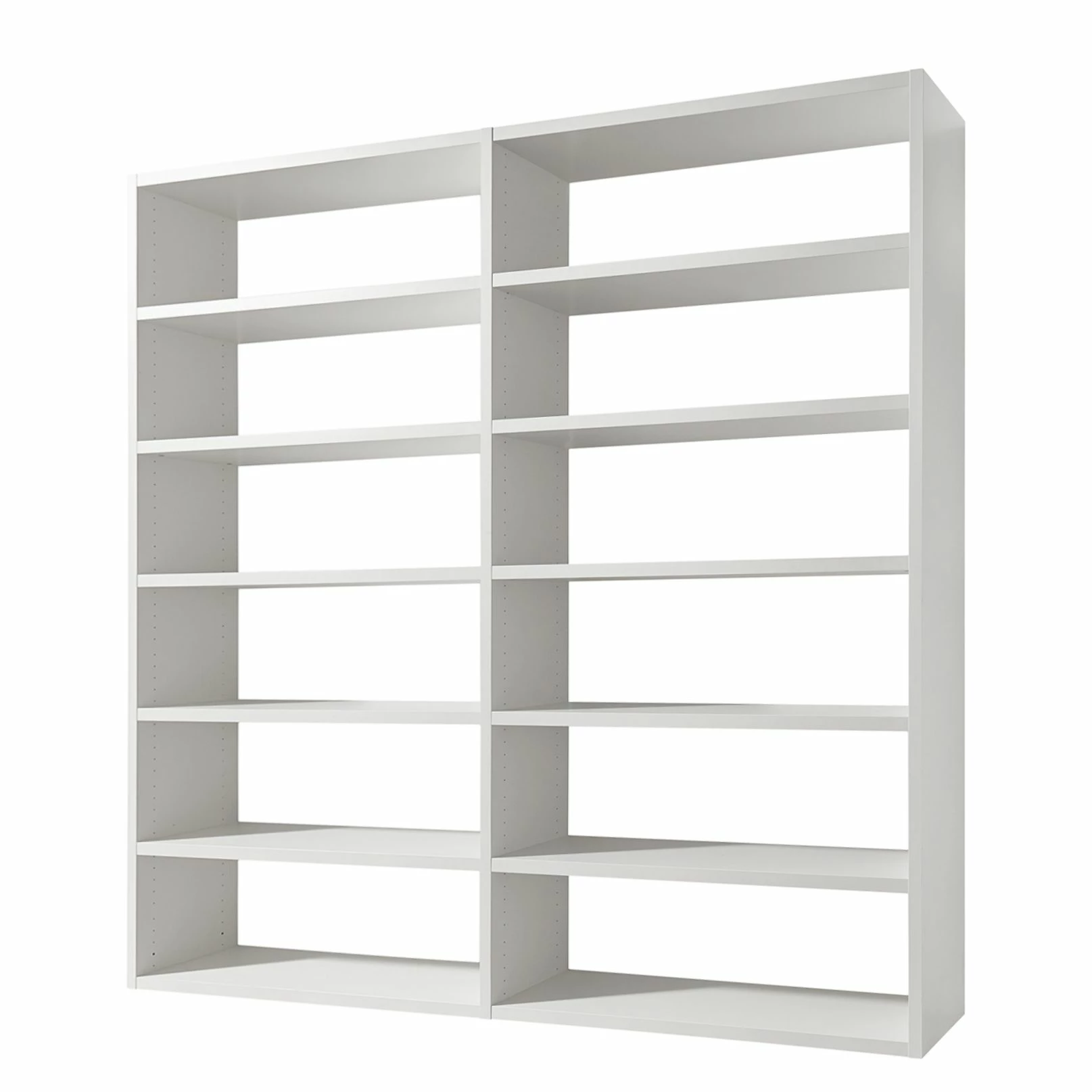 Loftscape Bücherregal Empire - Cremeweiß - Höhe: 221 cm - Breite: 241 cm 1 Loftscape Bücherregal Empire - Cremeweiß - Höhe: 221 cm - Breite: 241 cm