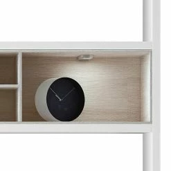 Loftscape Regal Emporior I - Weiß / Eiche Sonoma Dekor - Mit Beleuchtung -WOHNZIMMERMÖBEL Verkäufe regal emporior i weiss sonoma eiche dekor 289565