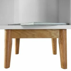 Mørteens Regal Lindholm I - Weiß / Eiche -WOHNZIMMERMÖBEL Verkäufe regal lindholm i weiss eiche massiv 1229562