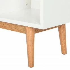 Mørteens Regal Lindholm III - Weiß/Eiche massiv -WOHNZIMMERMÖBEL Verkäufe regal lindholm iii weiss eiche massiv 3192393