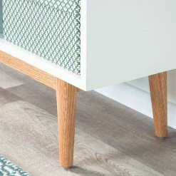 Mørteens Regal Lindholm III - Weiß/Eiche massiv -WOHNZIMMERMÖBEL Verkäufe regal lindholm iii weiss eiche massiv 3192465