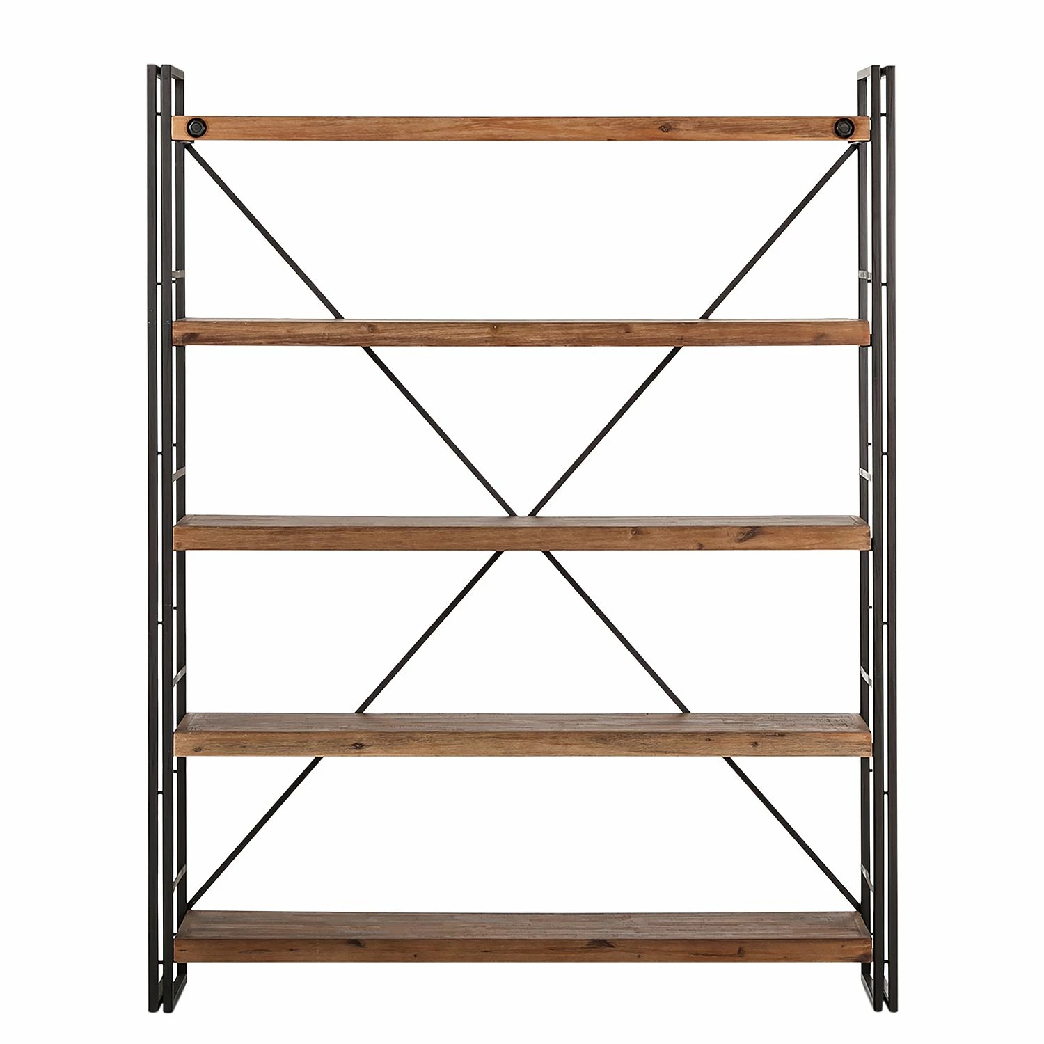 Ars manufacti Regal Manchester II - Akazie massiv / Metall - Akazie / Anthrazit 5 Ars manufacti Regal Manchester II - Akazie massiv / Metall - Akazie / Anthrazit – Bild 5