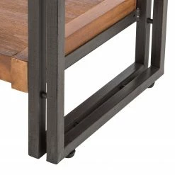 Ars manufacti Regal Manchester IV - Akazie massiv / Metall - Akazie / Anthrazit -WOHNZIMMERMÖBEL Verkäufe regal manchester iv akazie massiv metall 4877388