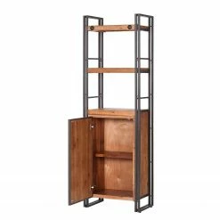 Ars manufacti Regal Manchester V - Akazie teilmassiv / Metall - Akazie / Anthrazit -WOHNZIMMERMÖBEL Verkäufe regal manchester v akazie massiv metall akazie anthrazit 4877312