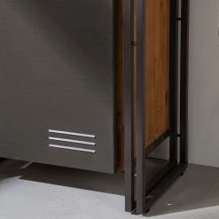 Ars manufacti Regal Manchester V - Akazie teilmassiv / Metall - Akazie / Anthrazit -WOHNZIMMERMÖBEL Verkäufe regal manchester v akazie massiv metall akazie anthrazit 4877324