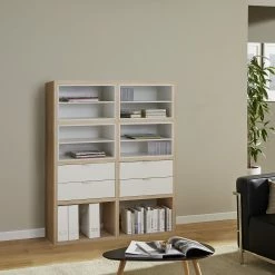 Fredriks Regal Concept II - Eiche Dekor -WOHNZIMMERMÖBEL Verkäufe regal rodos ii eiche dekor 1890370