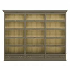 Maison Belfort Regalwand Azjana - Granit / Pinie Creme - Ohne Leiter