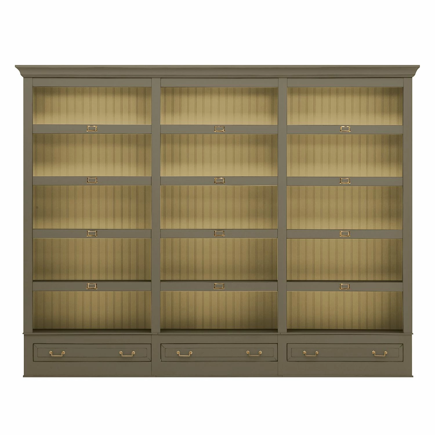 Maison Belfort Regalwand Azjana - Granit / Pinie Creme - Ohne Leiter 1 Maison Belfort Regalwand Azjana - Granit / Pinie Creme - Ohne Leiter