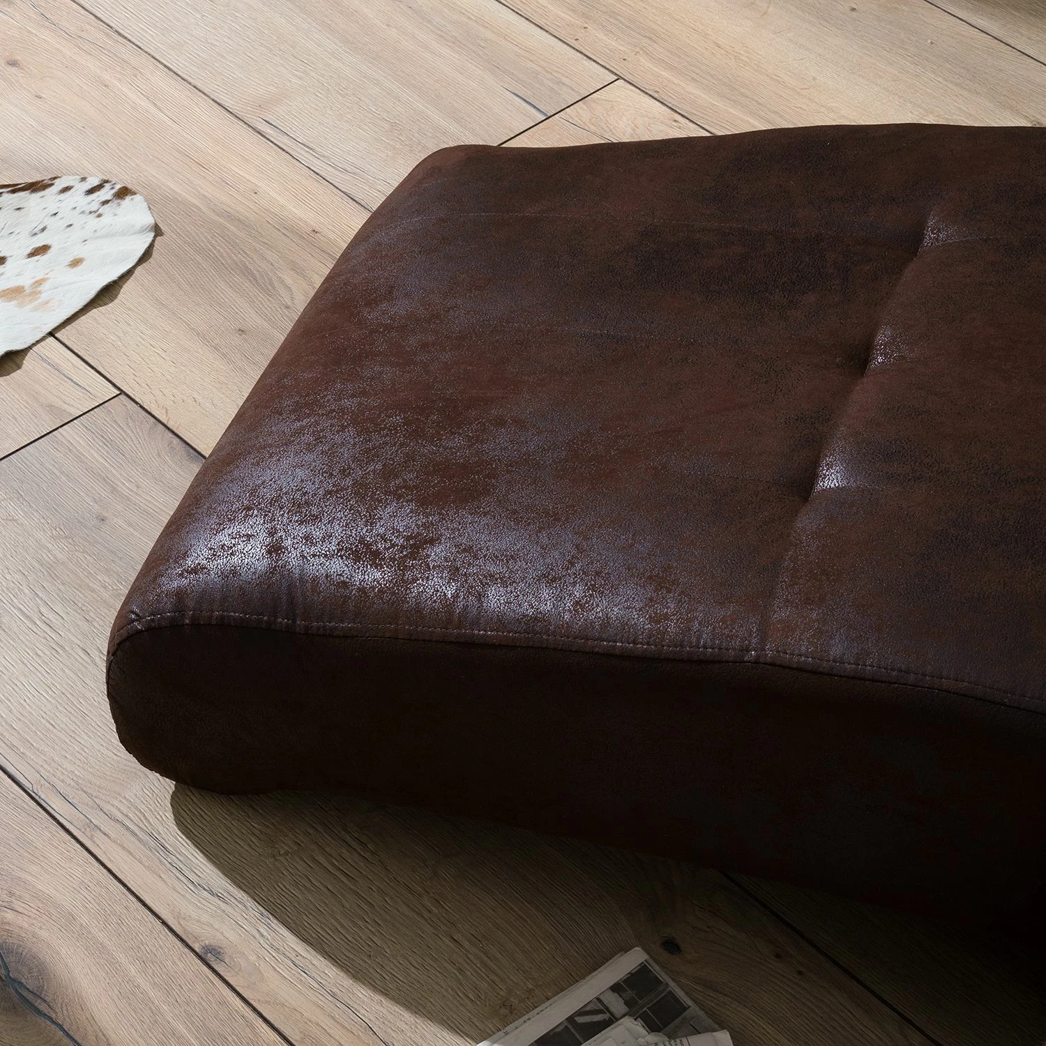 Red Living Relaxliege Ohara - Antiklederoptik Dunkelbraun 9 Red Living Relaxliege Ohara - Antiklederoptik Dunkelbraun – Bild 9