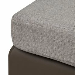 Roomscape Ecksofa Tosya - Kunstleder Taupe/Strukturstoff Grau - Ottomane davorstehend rechts 26 Roomscape Ecksofa Tosya - Kunstleder Taupe/Strukturstoff Grau - Ottomane davorstehend rechts -WOHNZIMMERMÖBEL Verkäufe ropez diva ecke 2014 04 10 1 389215