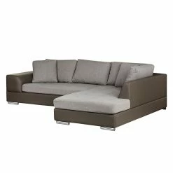 Roomscape Ecksofa Tosya - Kunstleder Taupe/Strukturstoff Grau - Ottomane davorstehend rechts 19 Roomscape Ecksofa Tosya - Kunstleder Taupe/Strukturstoff Grau - Ottomane davorstehend rechts -WOHNZIMMERMÖBEL Verkäufe ropez diva ecke 2014 04 10 1 389222