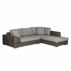 Roomscape Ecksofa Tosya - Kunstleder Taupe/Strukturstoff Grau - Ottomane davorstehend rechts 18 Roomscape Ecksofa Tosya - Kunstleder Taupe/Strukturstoff Grau - Ottomane davorstehend rechts -WOHNZIMMERMÖBEL Verkäufe ropez diva ecke 2014 04 10 1 389223