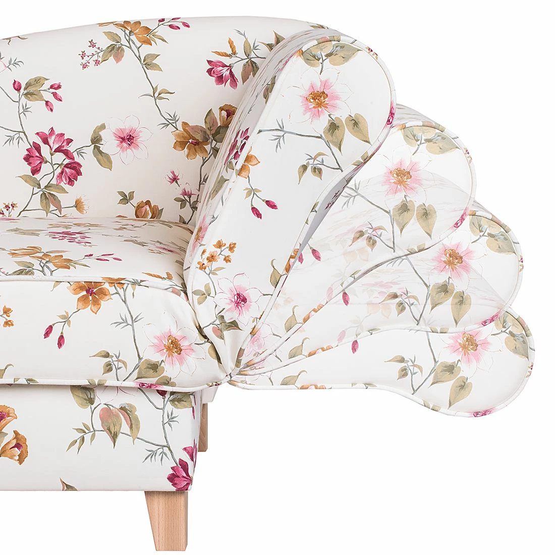 Maison Belfort Recamiere Revel II Webstoff - Creme - Armlehne davorstehend rechts 14 Maison Belfort Recamiere Revel II Webstoff - Creme - Armlehne davorstehend rechts – Bild 14