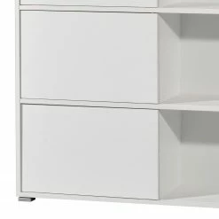 Germania Schiebetürenregal Mingle II - Weiß/Eiche Sonoma Dekor -WOHNZIMMERMÖBEL Verkäufe schiebetuerenregal mingle ii weiss eiche sonoma dekor 5029240