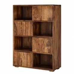 Ars Natura Schiebetürenregal Trangle - Sheesham massiv -WOHNZIMMERMÖBEL Verkäufe schiebetuerenregal trangle sheesham massiv 702702