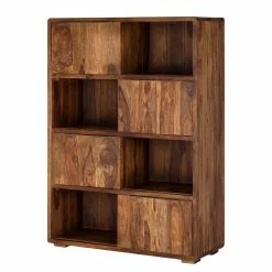 Ars Natura Schiebetürenregal Trangle - Sheesham massiv -WOHNZIMMERMÖBEL Verkäufe schiebetuerenregal trangle sheesham massiv 702738