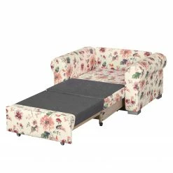 Mooved Schlafsessel Latina VIII - Flachgewebe geblümt - Beige / Rot -WOHNZIMMERMÖBEL Verkäufe schlafsessel latina iii flachgewebe gebluemt beige rot 3641317