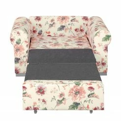 Mooved Schlafsessel Latina VIII - Flachgewebe geblümt - Beige / Rot -WOHNZIMMERMÖBEL Verkäufe schlafsessel latina iii flachgewebe gebluemt beige rot 3641325