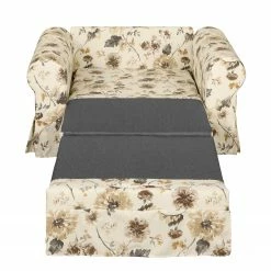 Mooved Schlafsessel Latina VIII Flachgewebe - Flachgewebe - geblümt - Beige / Braun -WOHNZIMMERMÖBEL Verkäufe schlafsessel latina iv flachgewebe gebluemt beige braun 4301496