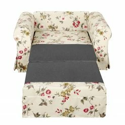 Mooved Schlafsessel Latina VI Flachgewebe - geblümt - Creme -WOHNZIMMERMÖBEL Verkäufe schlafsessel latina v flachgewebe gebluemt creme 4132844