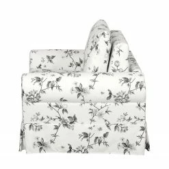 Mooved Schlafsessel Latina VII Flachgewebe - Weiß / Grau -WOHNZIMMERMÖBEL Verkäufe schlafsessel lepe gebluemt weiss grau 4134132