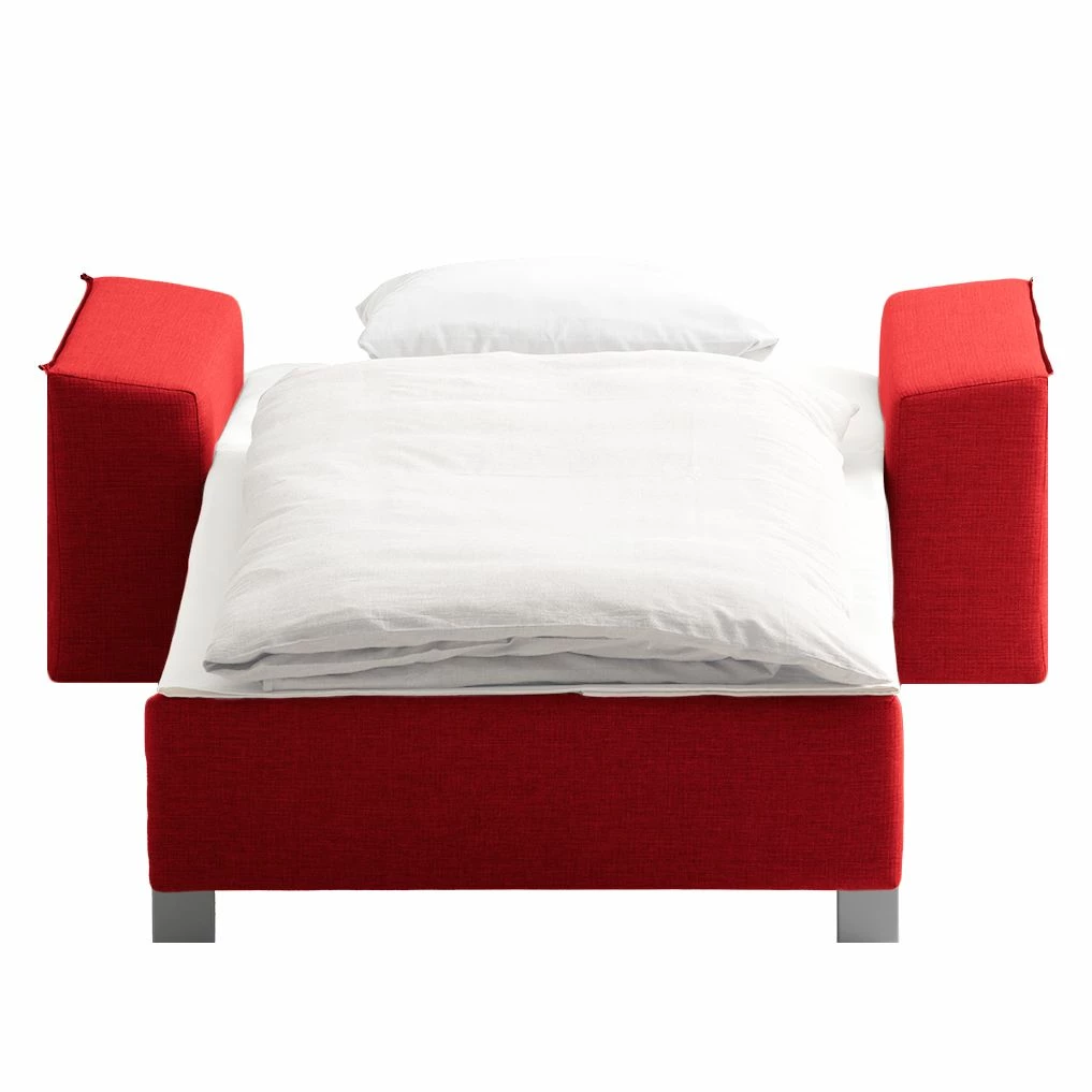 Chillout by Franz Fertig Schlafsessel Plaza Webstoff - Rot - Armlehne verstellbar 2 Chillout by Franz Fertig Schlafsessel Plaza Webstoff - Rot - Armlehne verstellbar – Bild 2