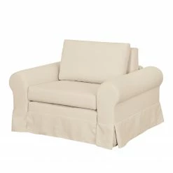 Mooved Schlafsessel Latina XIII Webstoff - Porzellanweiß