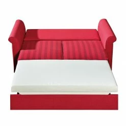 Maison Belfort Schlafsofa Bernadett - Breite: 168 cm -WOHNZIMMERMÖBEL Verkäufe schlafsofa bernadett webstoff rot 336203