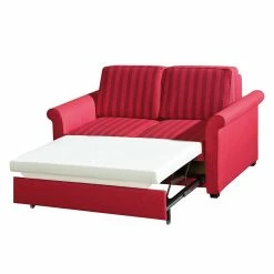 Maison Belfort Schlafsofa Bernadett - Breite: 168 cm -WOHNZIMMERMÖBEL Verkäufe schlafsofa bernadett webstoff rot 336207