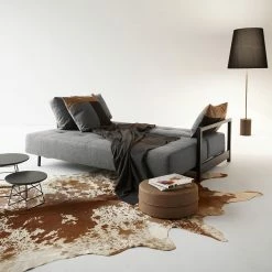 Innovation Möbel Schlafsofa Bifrost Deluxe Webstoff - Stoff Twist: Charcoal -WOHNZIMMERMÖBEL Verkäufe schlafsofa bifrost deluxe webstoff stoff 563 twist charcoal 4704016