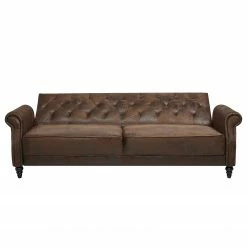 Ars manufacti Schlafsofa Brampton - Microfaser - Braun -WOHNZIMMERMÖBEL Verkäufe schlafsofa brampton microfaser braun 4257236
