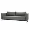 Innovation Möbel Schlafsofa Cassius II Webstoff - Stoff Twist: Charcoal