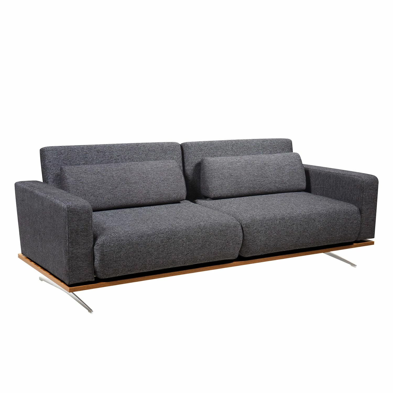 Studio Copenhagen Schlafsofa Copperfield II Webstoff - Stoff Parsa: Grau-Schwarz 1 Studio Copenhagen Schlafsofa Copperfield II Webstoff - Stoff Parsa: Grau-Schwarz