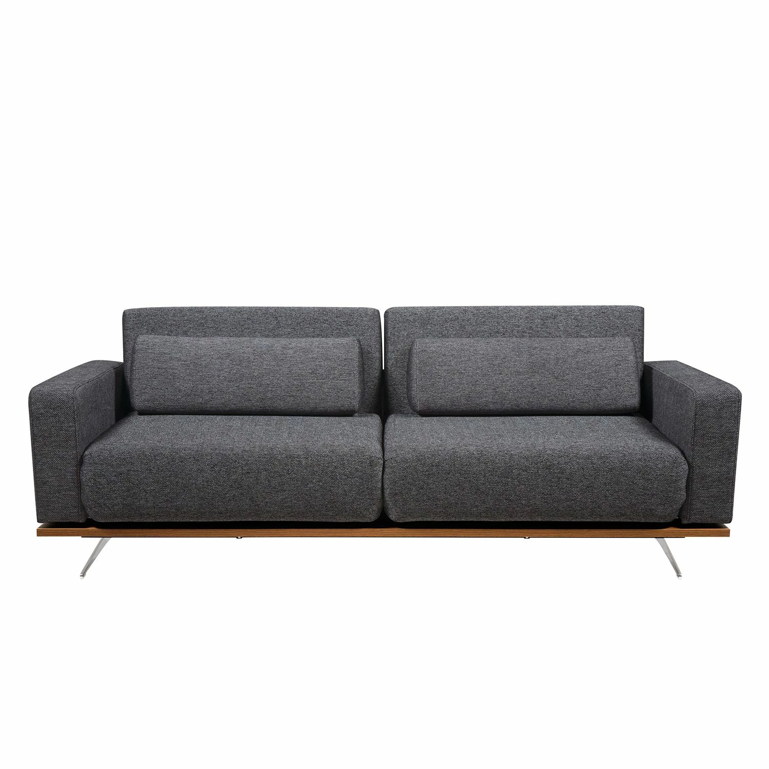 Studio Copenhagen Schlafsofa Copperfield II Webstoff - Stoff Parsa: Grau-Schwarz 3 Studio Copenhagen Schlafsofa Copperfield II Webstoff - Stoff Parsa: Grau-Schwarz – Bild 3