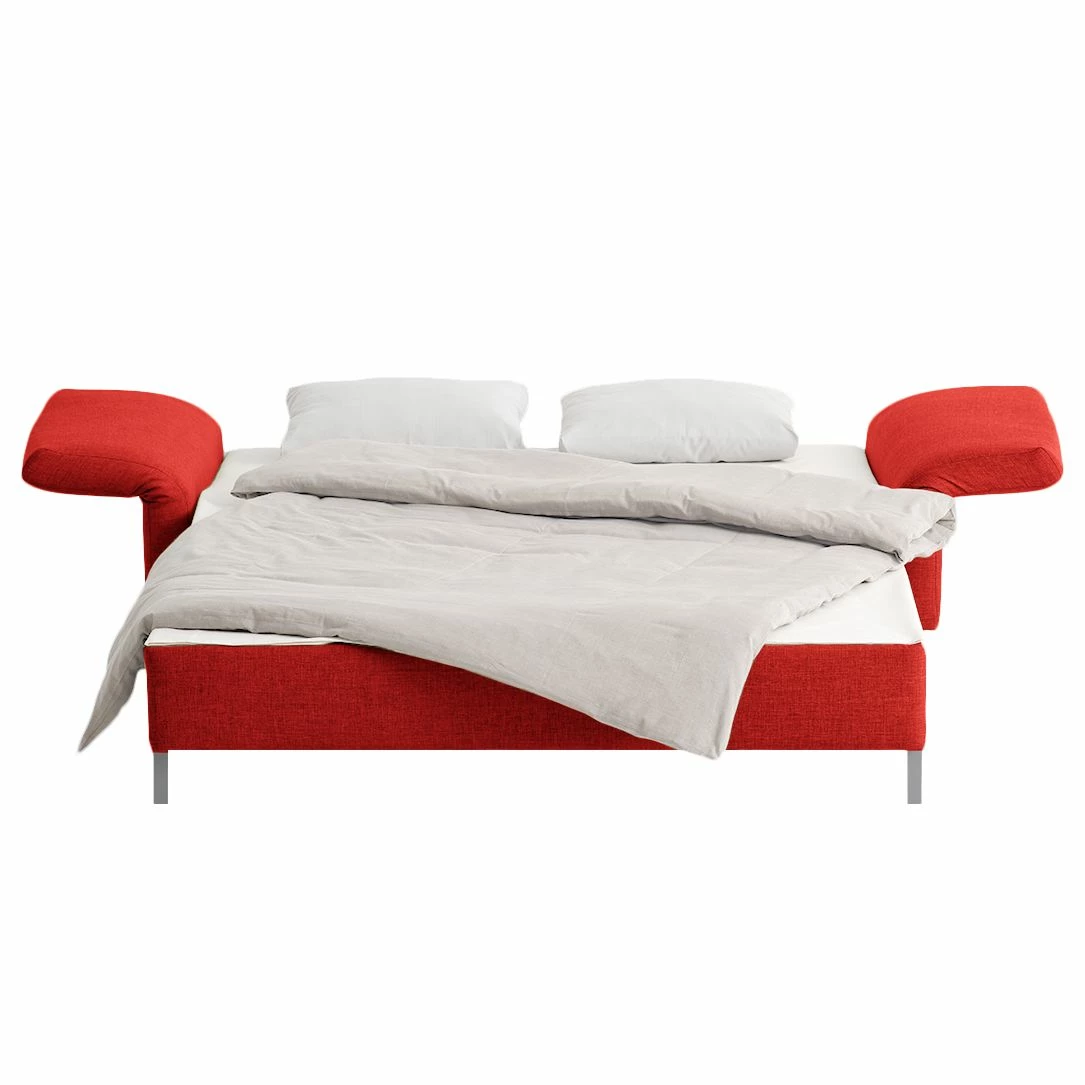 Chillout by Franz Fertig Schlafsofa Florenz Webstoff - Rot - Breite: 156 cm 5 Chillout by Franz Fertig Schlafsofa Florenz Webstoff - Rot - Breite: 156 cm – Bild 5