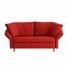 Chillout by Franz Fertig Schlafsofa Florenz Webstoff - Rot - Breite: 156 cm
