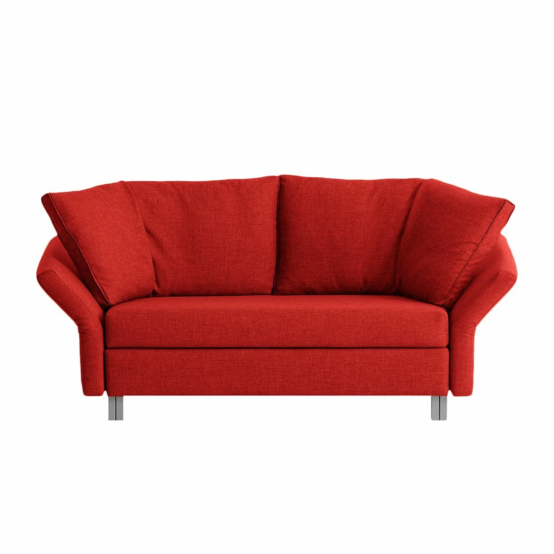 Chillout by Franz Fertig Schlafsofa Florenz Webstoff - Rot - Breite: 156 cm 1 Chillout by Franz Fertig Schlafsofa Florenz Webstoff - Rot - Breite: 156 cm