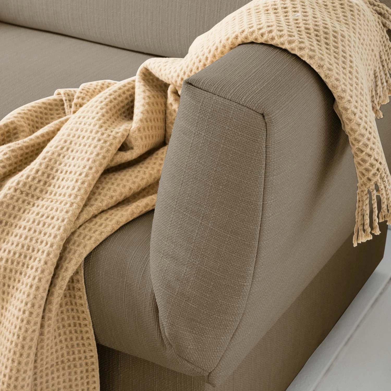 Loftscape Schlafsofa Gardner II - Webstoff - Saharagrau 11 Loftscape Schlafsofa Gardner II - Webstoff - Saharagrau – Bild 11