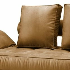 Innovation Möbel Schlafsofa Ghia Laser Legs Webstoff - Echtleder Look: 551 Brown Fanual -WOHNZIMMERMÖBEL Verkäufe schlafsofa ghia laser legs webstoff 4578500