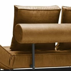 Innovation Möbel Schlafsofa Ghia Laser Legs Webstoff - Echtleder Look: 551 Brown Fanual -WOHNZIMMERMÖBEL Verkäufe schlafsofa ghia laser legs webstoff 4578508
